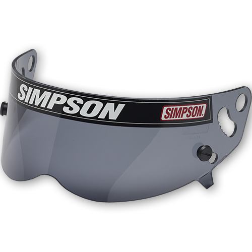 Simpson Racing Helmet Replacement ShieldsSmoke - X Bandit, Diamondback, Skull and RX