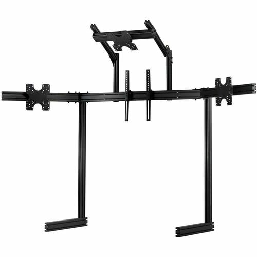 Next Level Freestanding Quad Mount Monitor Stand - Black Edition