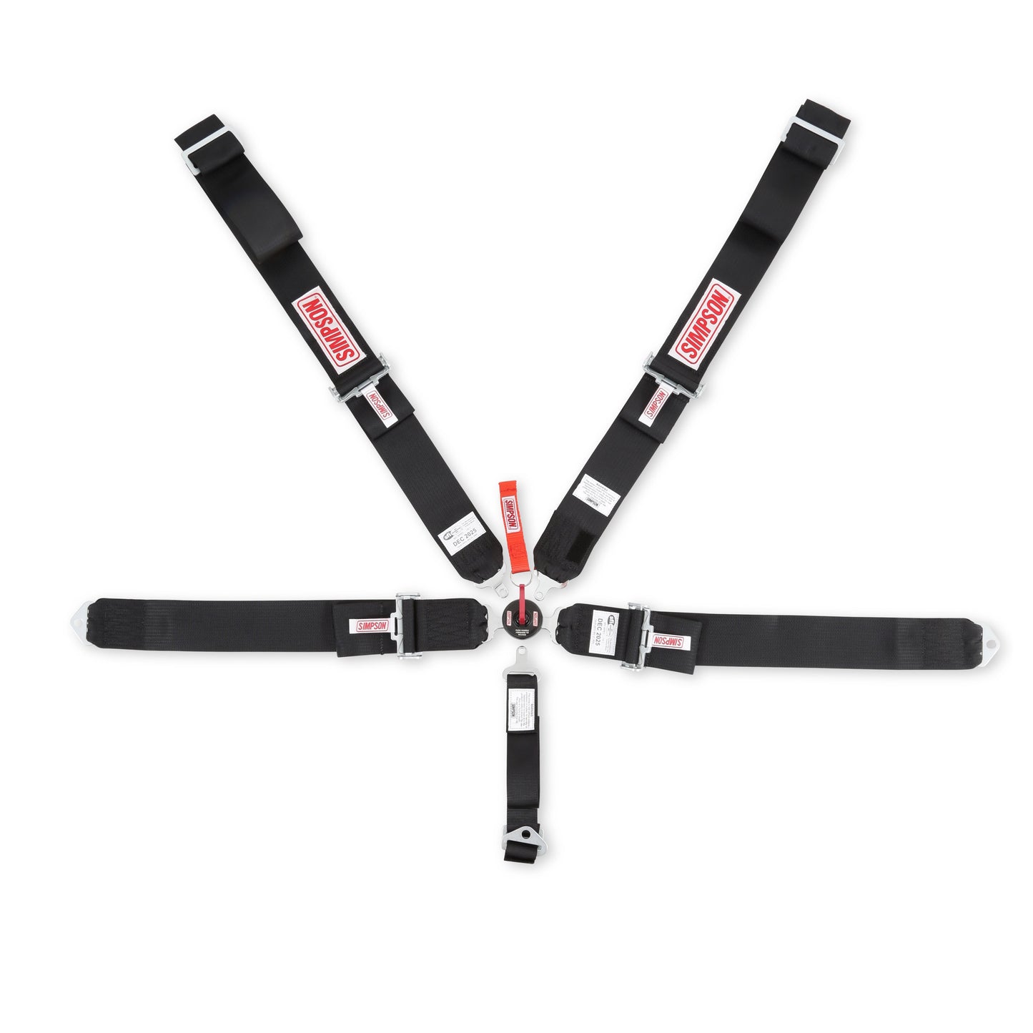 Simpson Racing Lever Camlock HarnessBlack