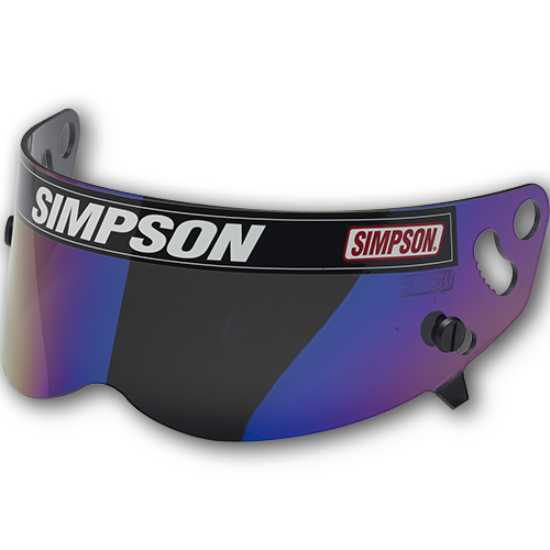 Simpson Racing Helmet Replacement ShieldsIridium - X Bandit, Diamondback, Skull and RX