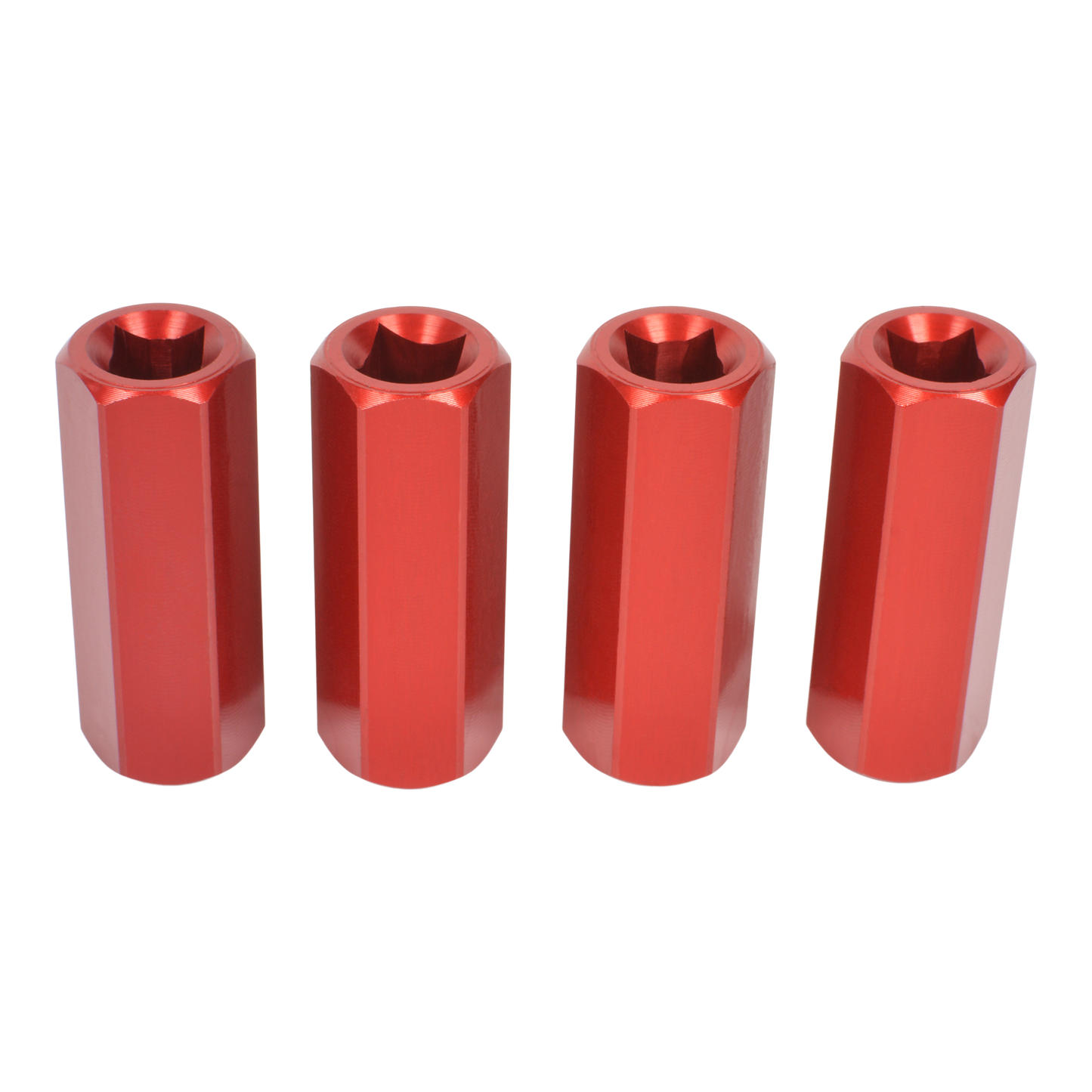 5/16-24 Carburetor Fastener, Red, 4 Pack