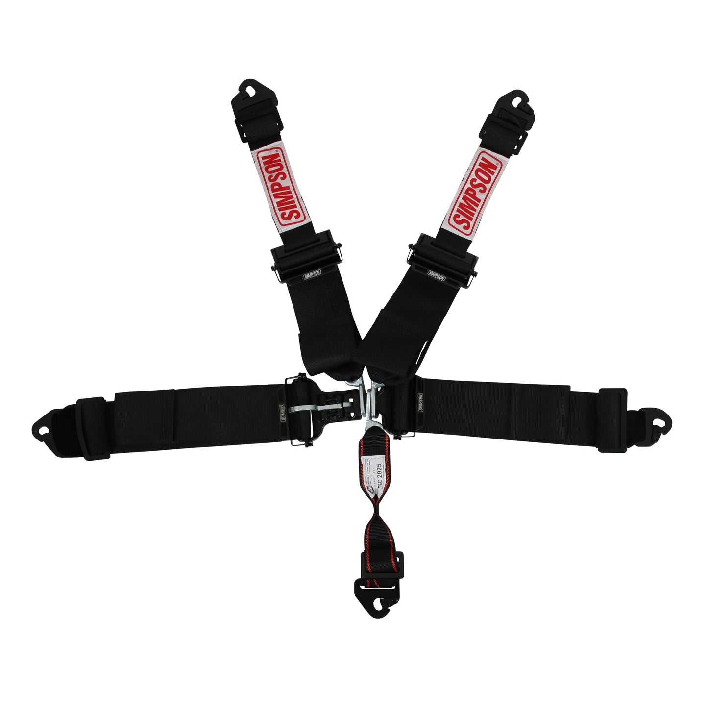 Simpson Latch & Link Harness 3" Double Pull down 3-2 Shoulder SFI 16.15-point, Clip in