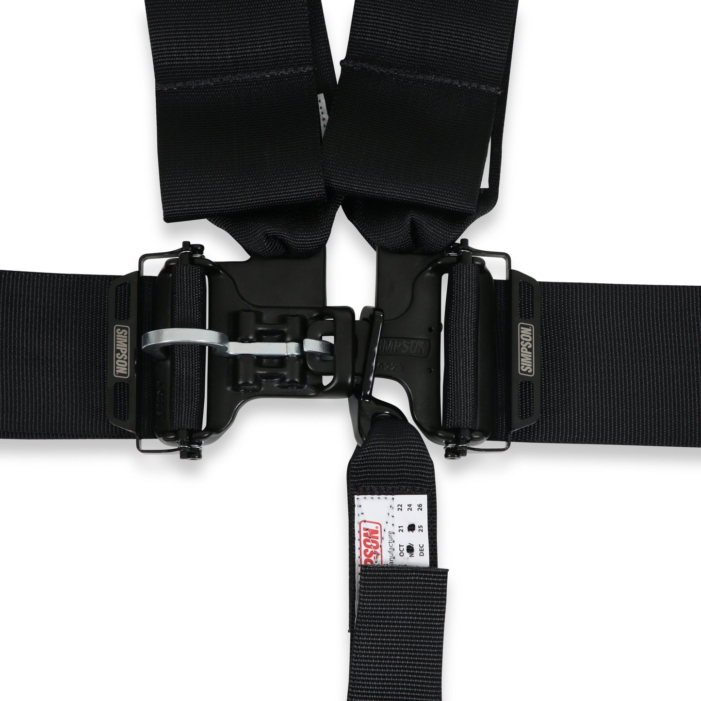 Simpson Latch & Link Off-Road Harness 3" D3 Double Pull down with pads5-point, clip in
