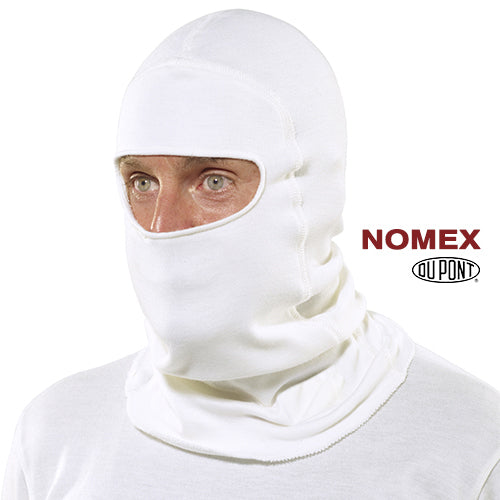 Simpson Racing SFI Nomex BalaclavaSingle Eyeport - Black