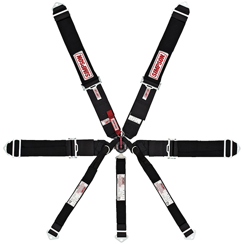 Simpson Racing Drag Camlock HarnessBlack