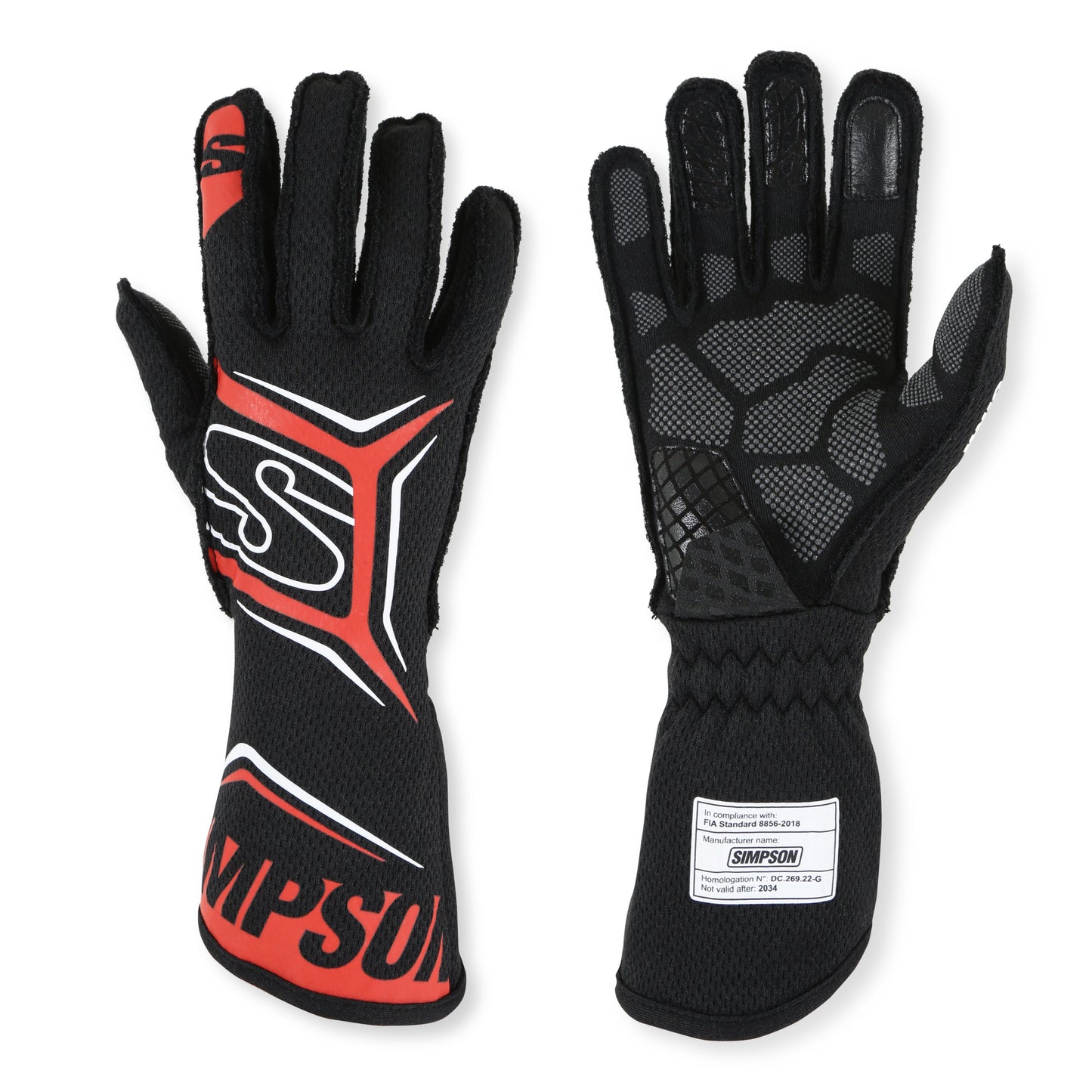 Magnata Racing Gloves Black/Red Extra LargeExtra Large - Black/Red