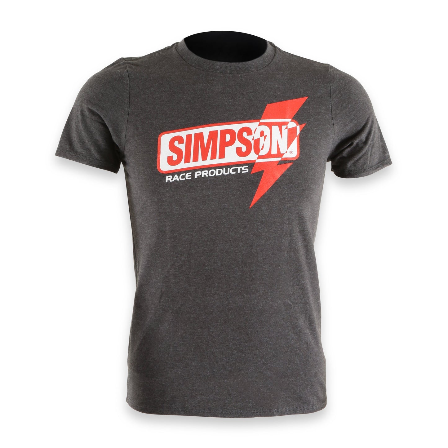 Simpson Racing Lightning fast shirt Charcoal youth SMYouth Small - charcoal
