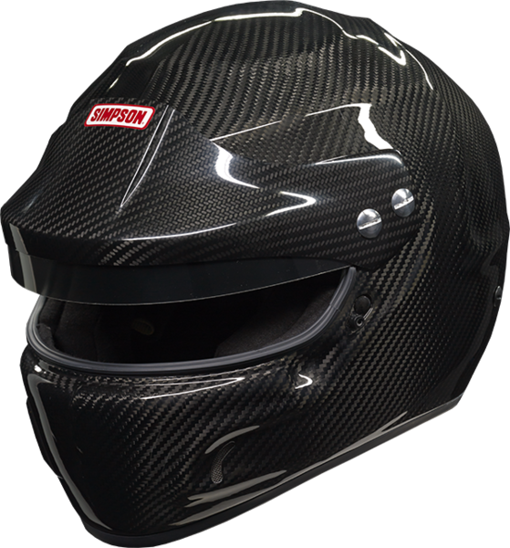 SIMPSON PEAK VISOR FOR DEVIL RAY HELMETCarbon Fiber - Fits XS-M Simpson Devil Ray helmets