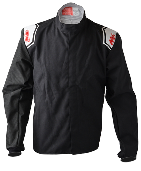 Simpson Racing Apex Kart Racing JacketBlack/Black - Small