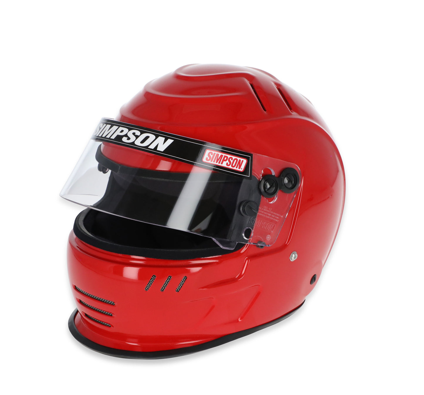 Simpson Racing Speedway Shark Racing Helmet7 1/8 - Red
