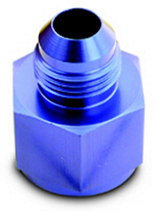 Fitting - Adapter - Straight - 4 AN Female to 3 AN Male - Aluminum - Blue Anodized - Each
