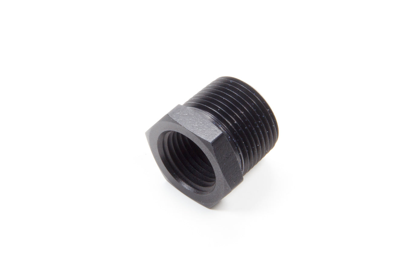 Fitting - Bushing - 1/2 in NPT Female to 3/4 in NPT Male - Aluminum - Black Anodized - Each