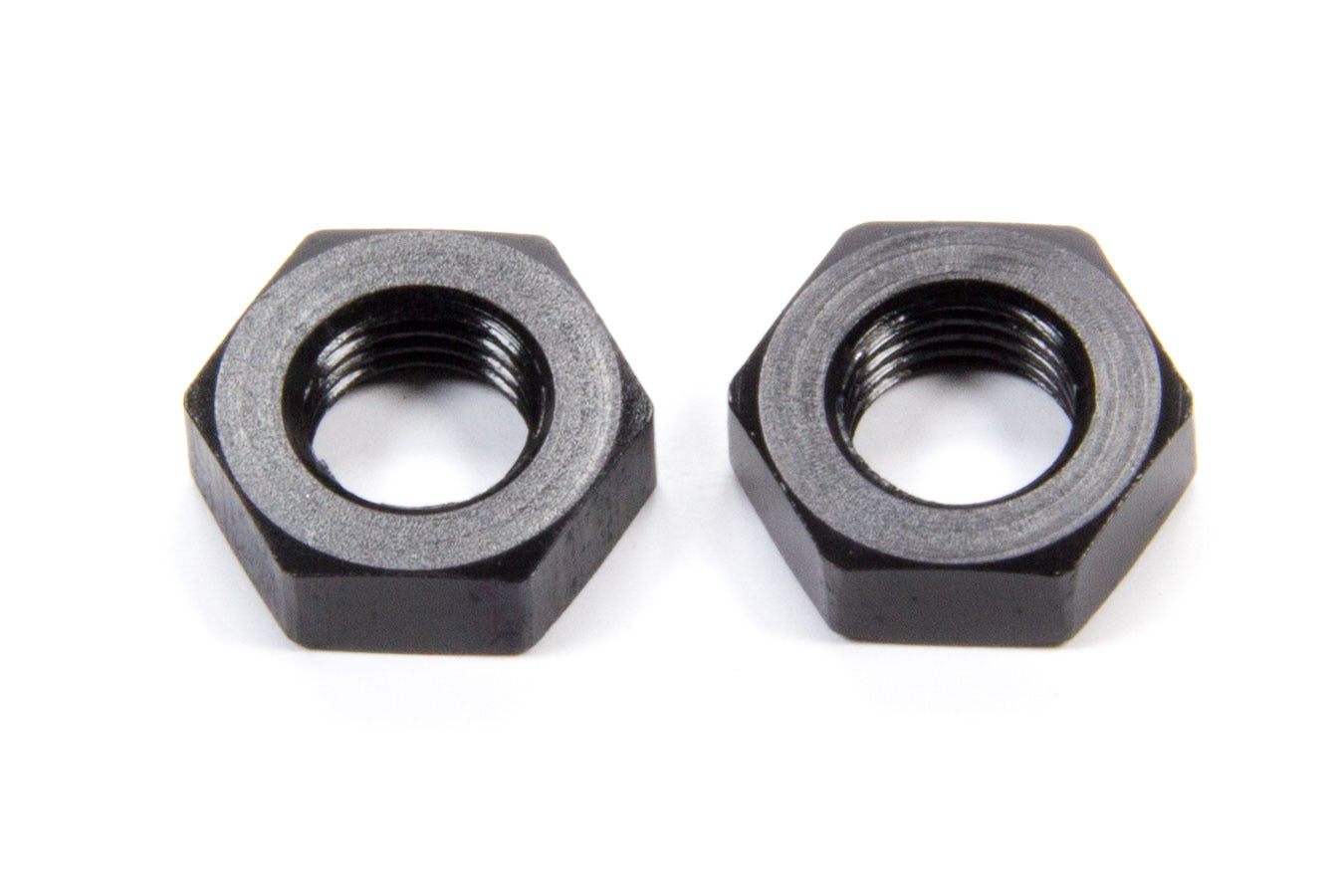 Bulkhead Fitting Nut - 3 AN - Aluminum - Black Anodized - Pair