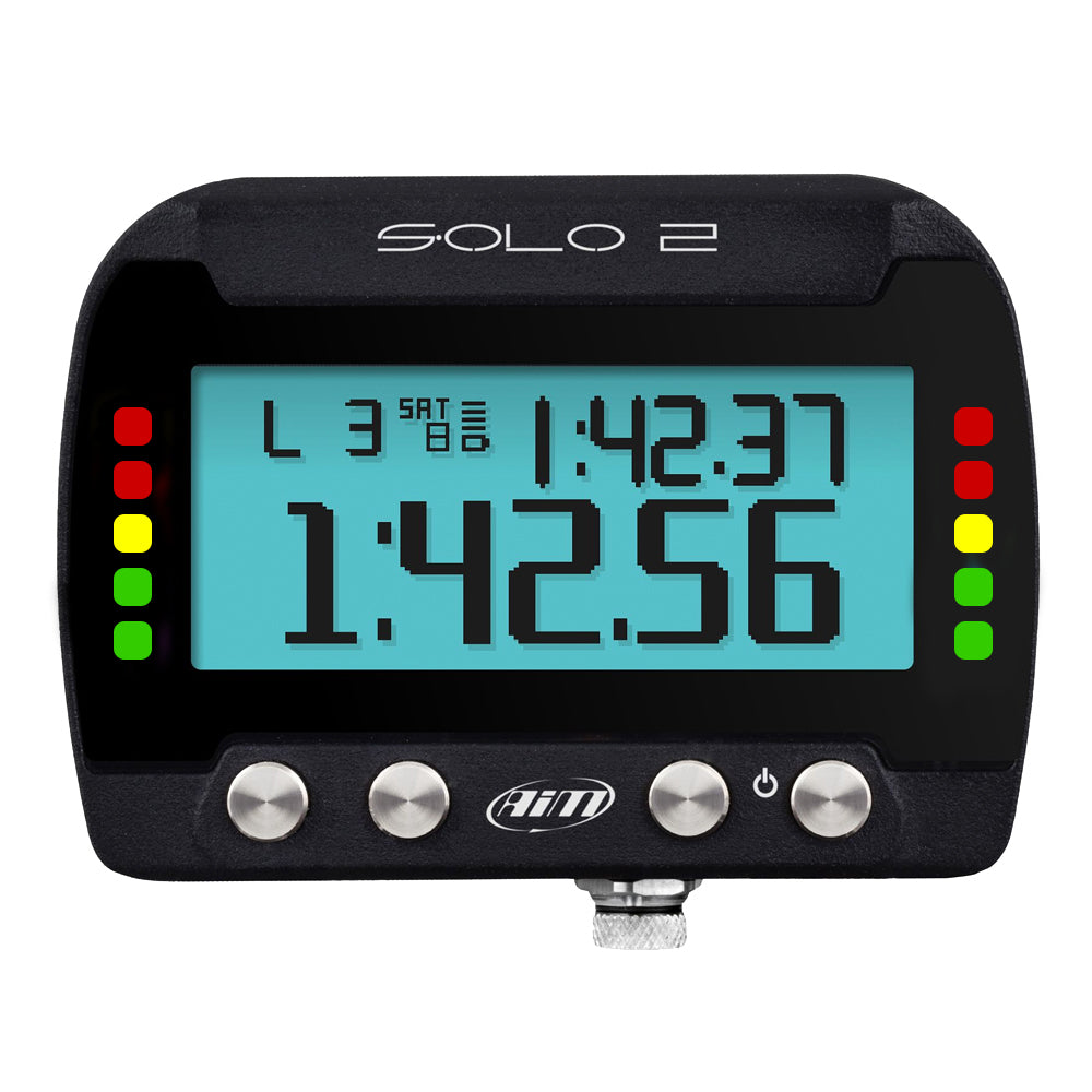 Lap Timer - Solo2 - Multi-Color Backlight - Programmable - Rechargeable - Kit