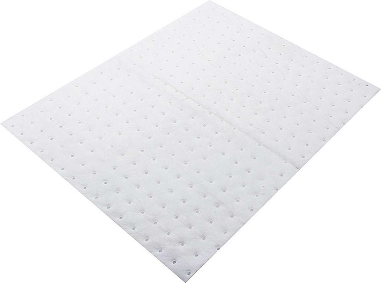 Absorbent Pad - 15 x 10 in - Polypropylene - Gray - Oil - Set of 100