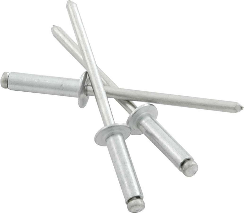 Rivet - 3/8 in Head - 1/8 in Mandrel - 5/16-3/8 in Grip Range - Aluminum - Natural - Set of 25