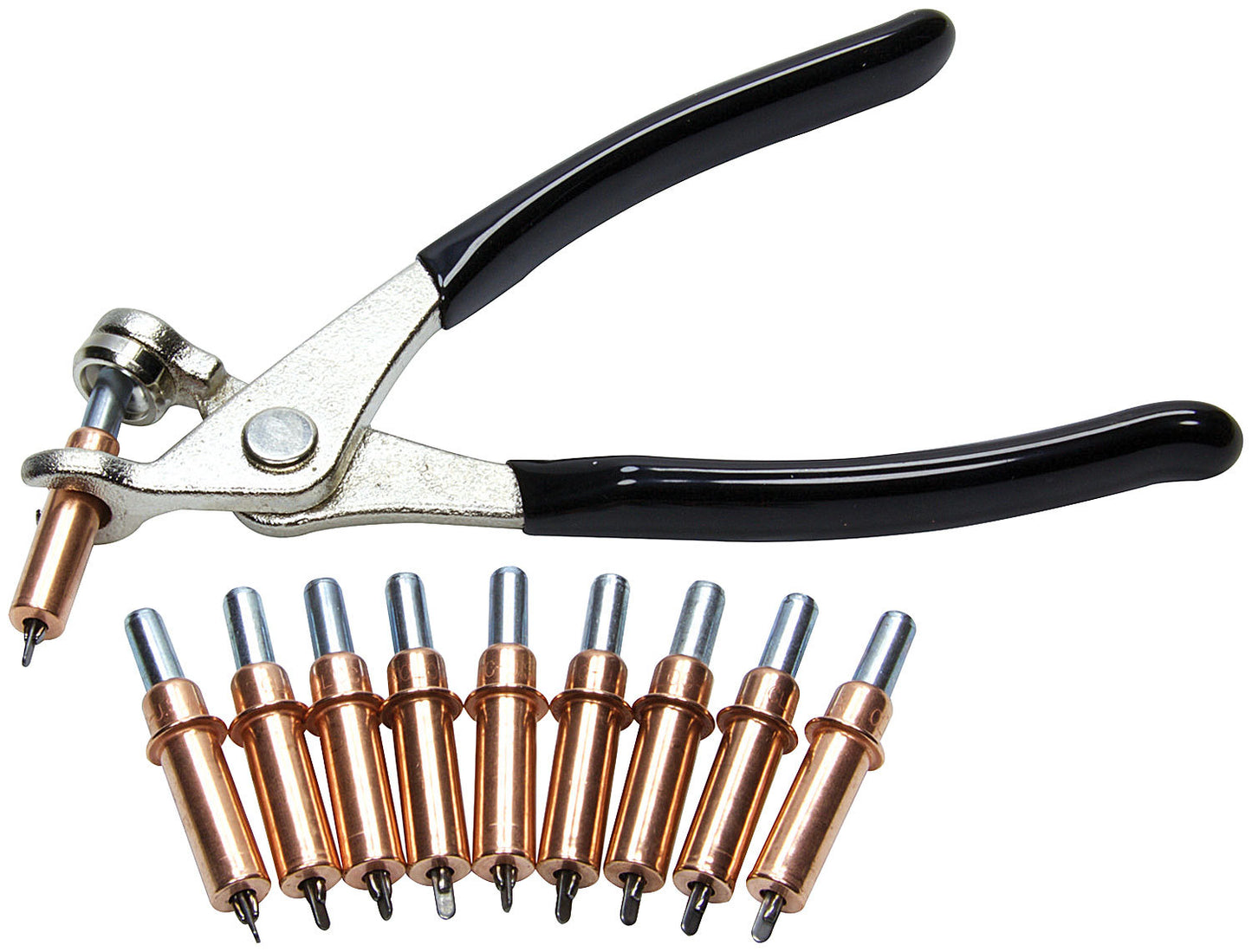 Cleco Pins - 1/8 in OD - Pliers Included - Steel - Cadmium - Kit
