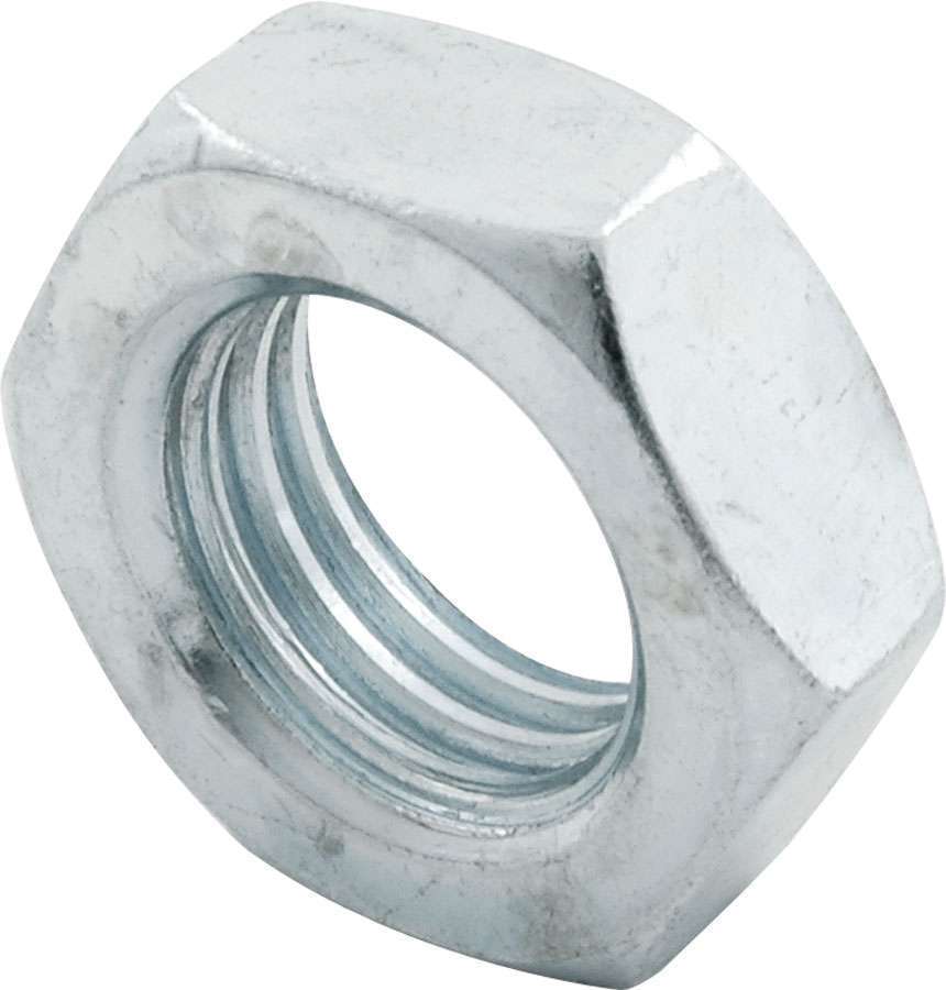 Jam Nut - 3/8-10 in Right Hand Thread - Steel - Zinc Oxide - Set of 10