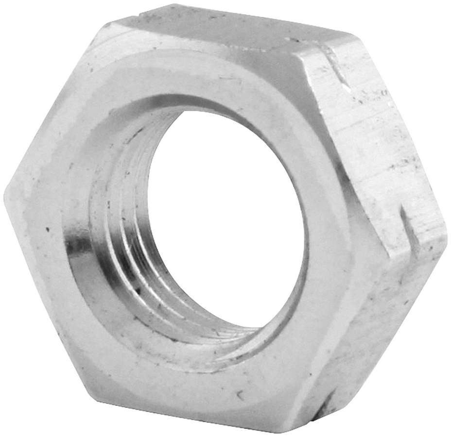 Jam Nut - 3/8-24 in Left Hand Thread - Aluminum - Natural - Set of 50