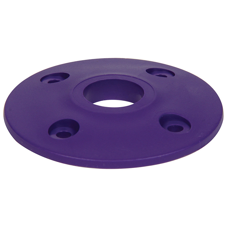 Scuff Plate - 2 in OD - 0.5 in ID - Plastic - Purple - Set of 4