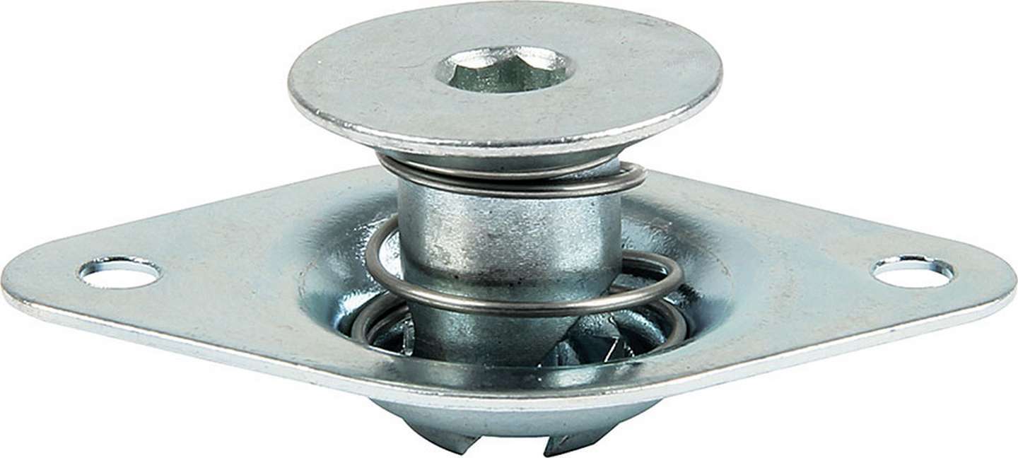 Quick Turn Fastener - Self Ejecting - Flush Head - Hex Drive - 7/16 x 0.500 in Body - Steel - Zinc Oxide - Set of 50