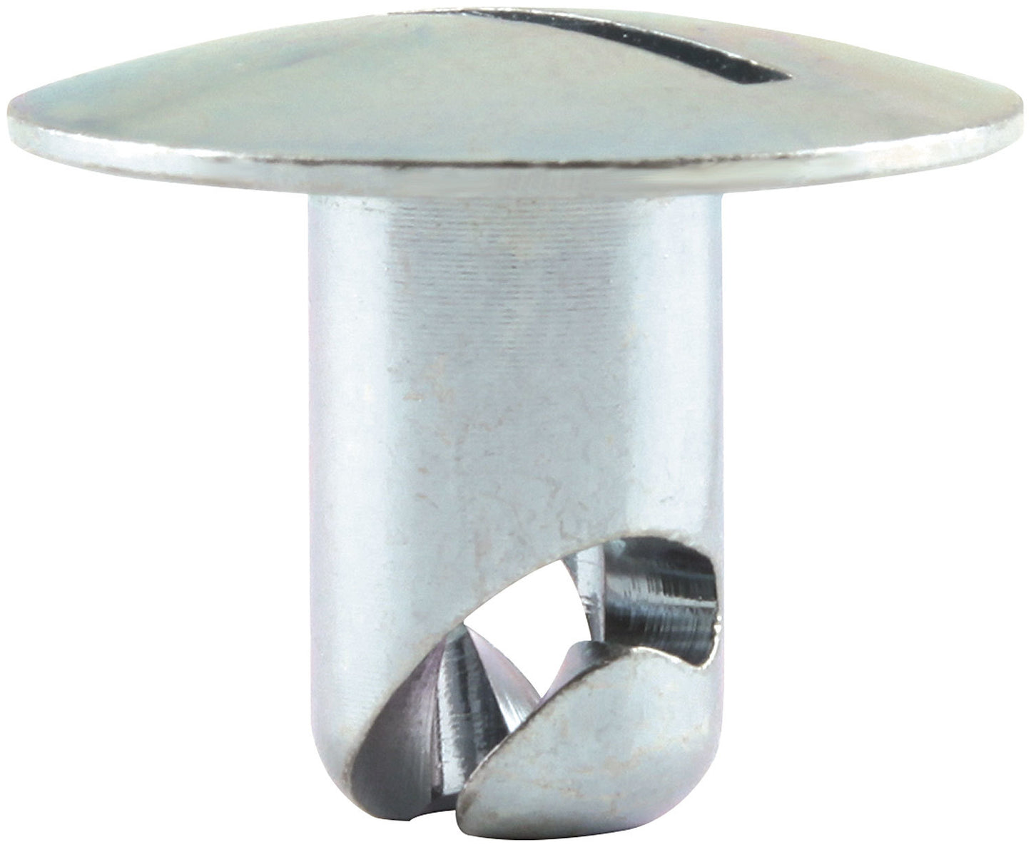 Quick Turn Dzus Fastener - Oversized Oval Head - Slotted - 7/16 x 0.500 in Body - Steel - Zinc Oxide - Set of 200
