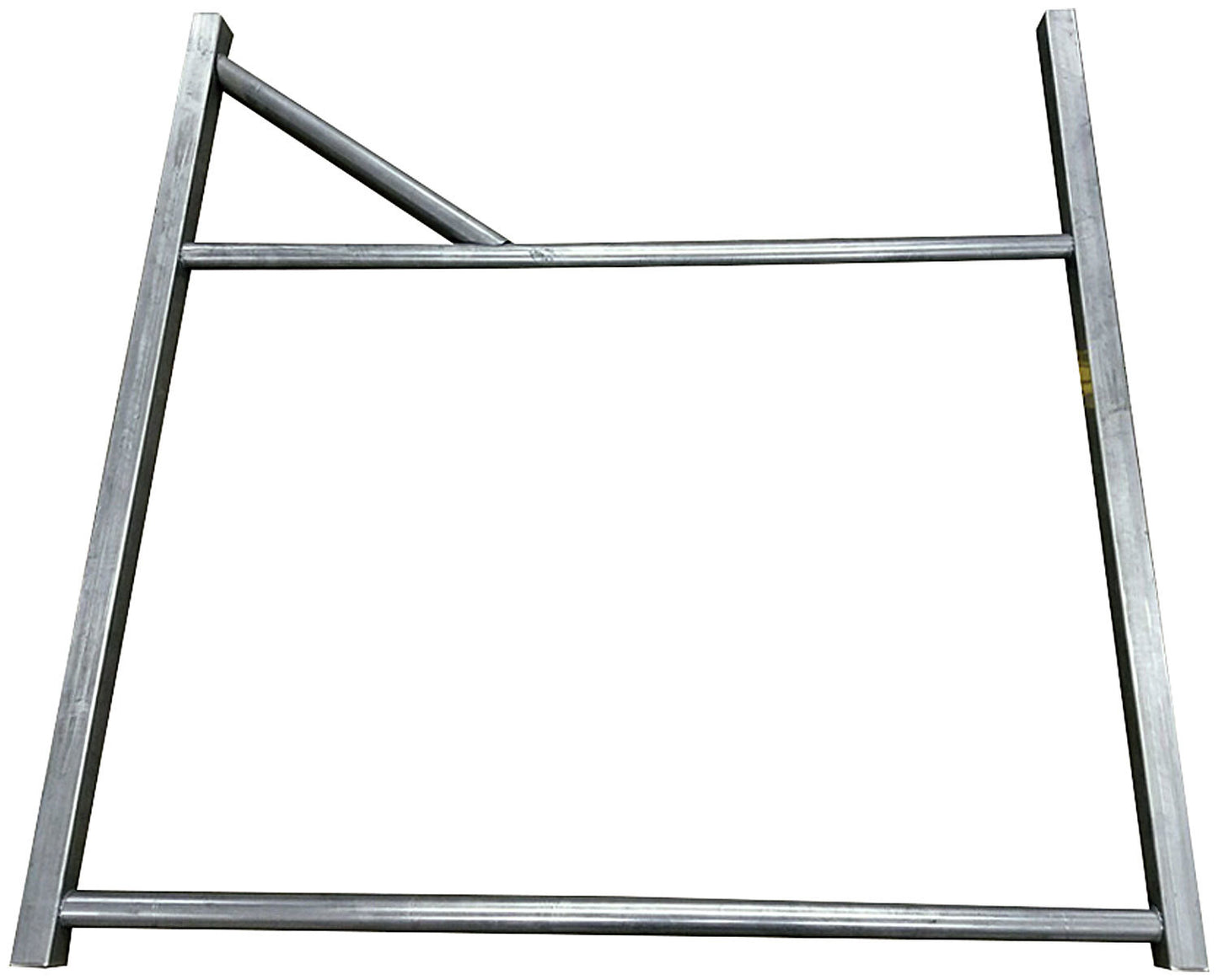 Roll Cage Installation Kit - Weld-On - Outside Rails 60 in long - Support tubes included - Steel - Natural - Kit