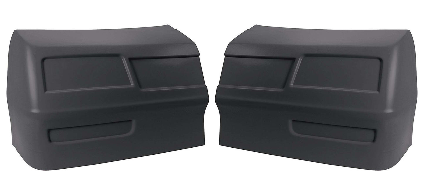 Nose - 2-Piece Complete - Plastic - Black - Chevy Monte Carlo SS 1983-88 - Kit