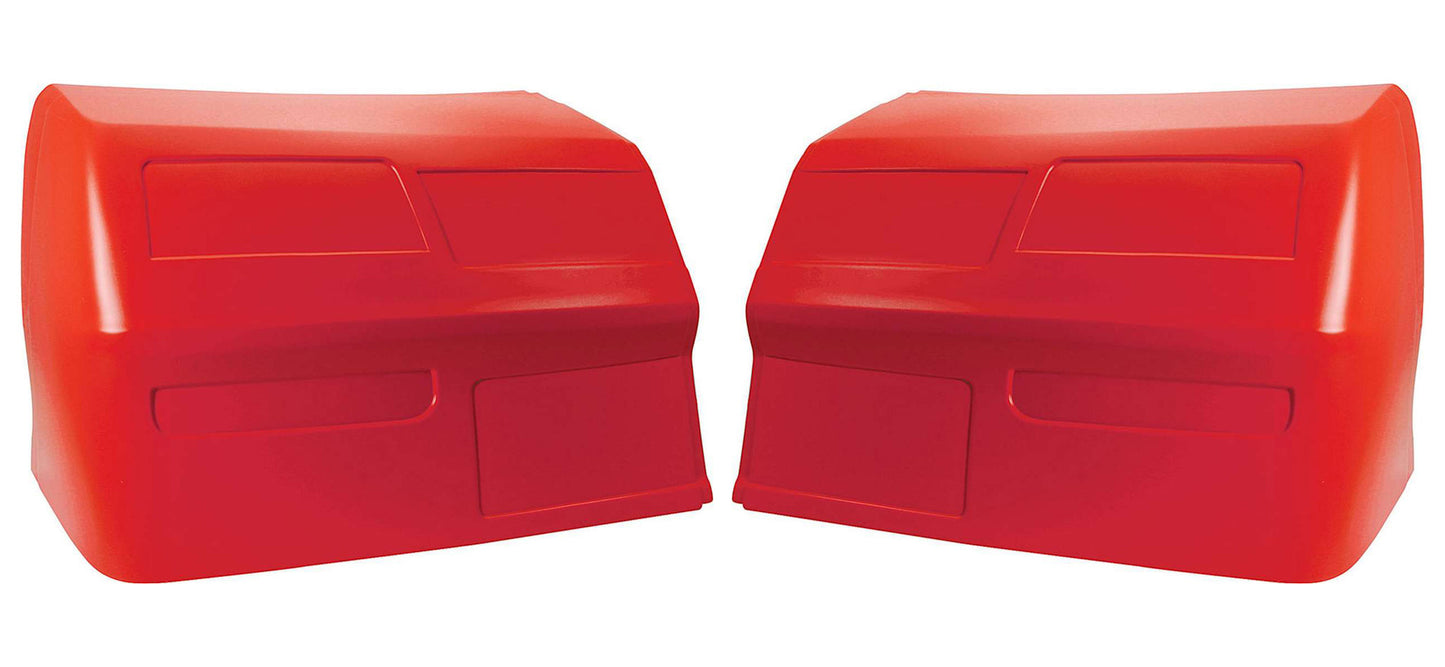 Nose - MD3 - 2-Piece Complete - Plastic - Red - Chevy Monte Carlo SS 1983-88 - Kit