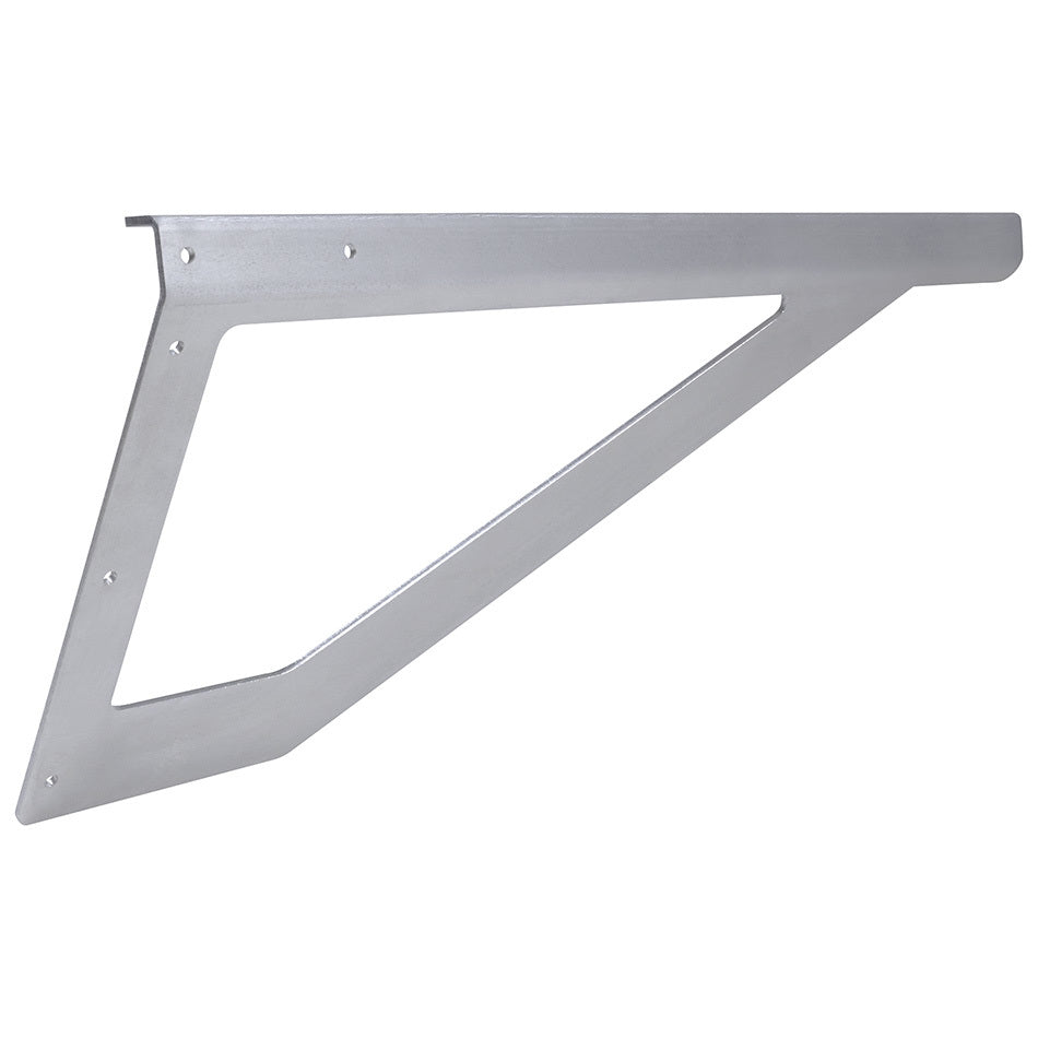 Rear T-Bar Breakaway - Pre Drilled - Aluminum - Natural - Dirt Late Model / Modified - Each