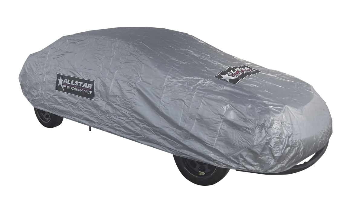 Car Cover - Indoor - Soft Liner - Heat Reflective - Cloth - Silver - Mini Stock - Each