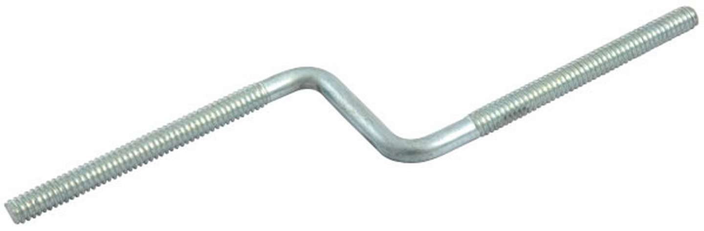 Air Cleaner Stud - Offset - 1/4-20 in Thread - 6 in Long - Steel - Zinc Oxide - Each