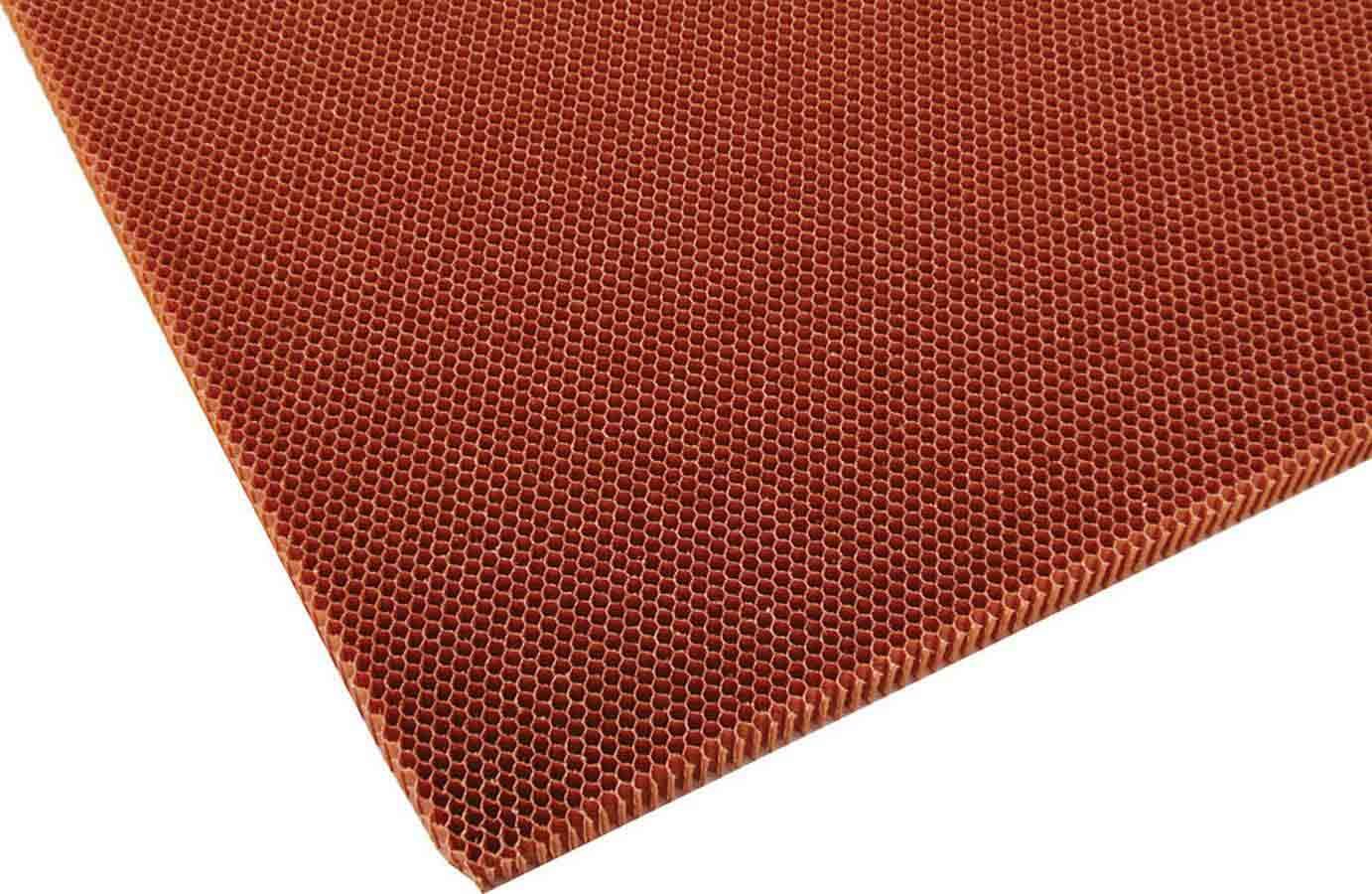 Radiator Screen - Honeycomb - 19 x 26 x 1/2 in - Aramid Fiber - Orange - Each
