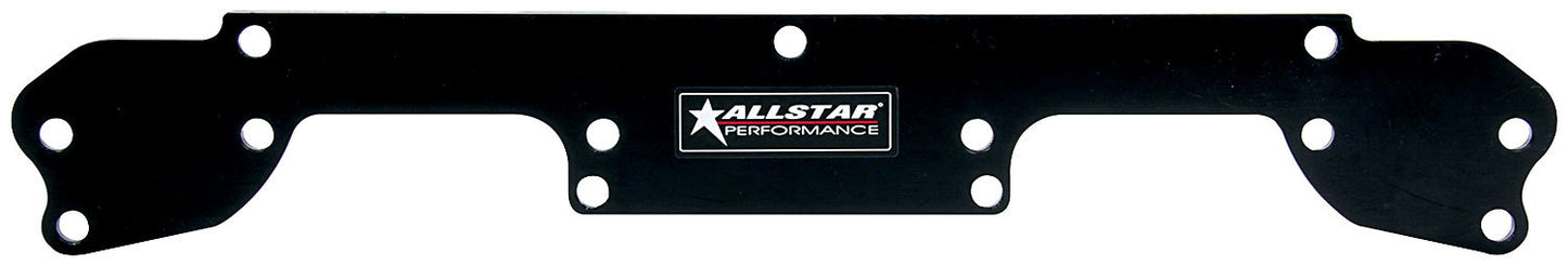Engine & Accessories Port Blockoff - 1-Piece - 1/4 in Thick - Plastic - Black - Spread Port / Dart - Small Block Chevy - Pair