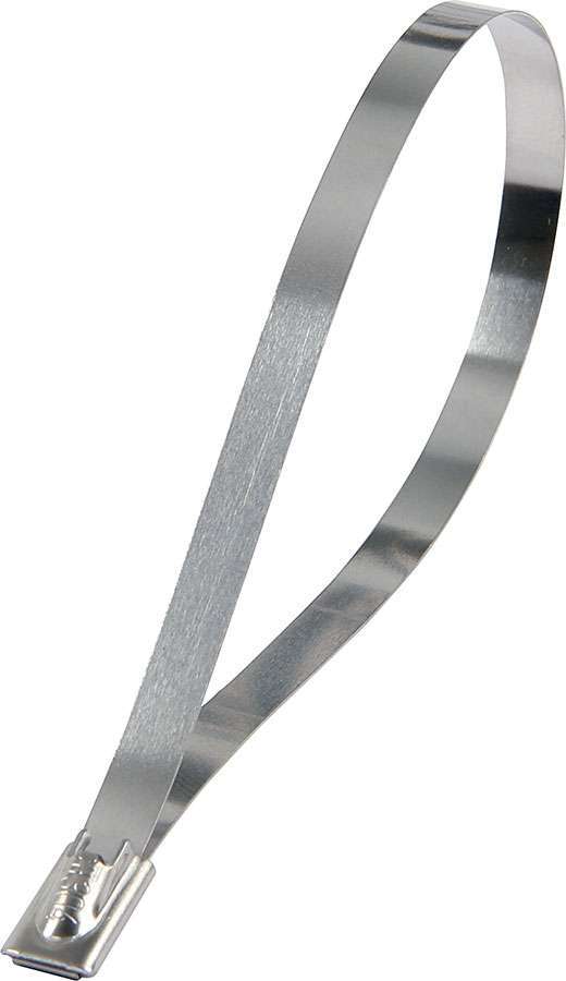 Engine & Accessories Wrap Ties - 7.5 in Long - Heat Resistant - Stainless - Set of 8