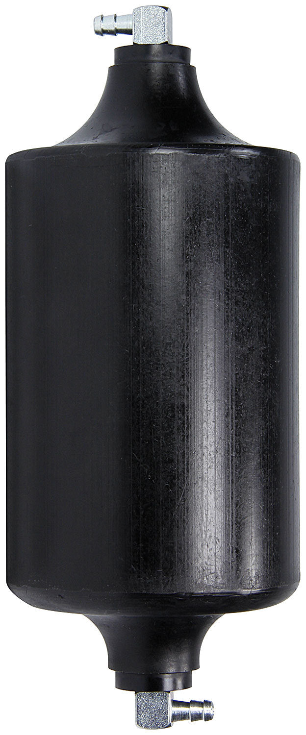 Recovery Tank - Coolant - 1 qt - 1/4 in Hose Barb Inlet - 1/4 in Hose Barb Vent - Hose Included - Plastic - Black - Each