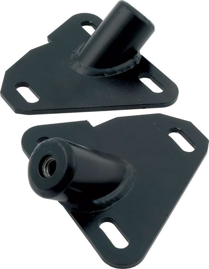 Motor Mount - Bolt-On - Steel - Black Paint - GM A-Body / G-Body Crossmember - Pair