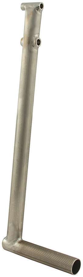 Pedal Lever - 14-1/2 in Long - 1 in OD - 5 in Wide Pedal - Titanium - Natural - Sprint Car - Each