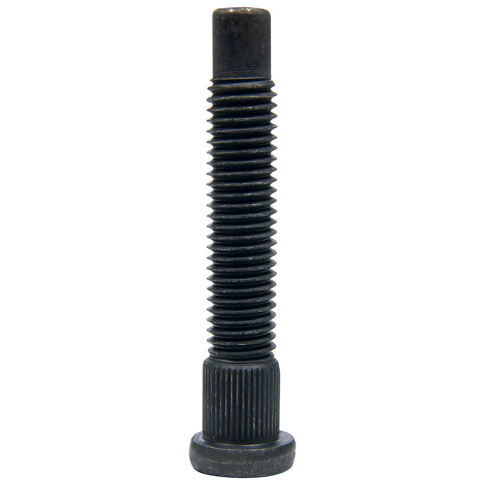 Wheel Stud - 5/8-11 in Thread - 3.750 in Long - 0.690 in Knurl - Steel - Black Oxide - Set of 5