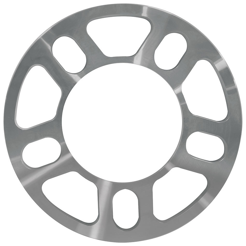 Wheel Spacer - 5 x 4.50 / 4.75 / 5.00 in Bolt Pattern - 1/2 in Thick - Aluminum - Clear Anodized - Each