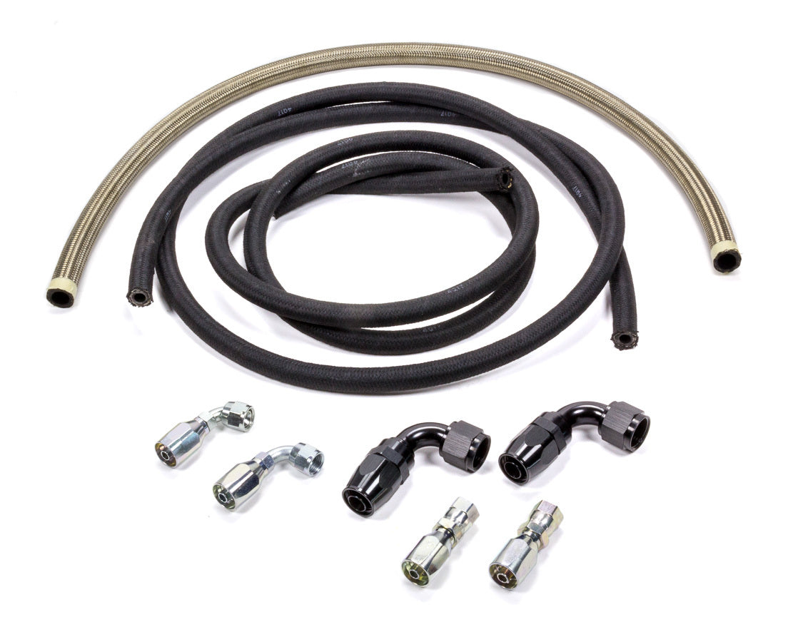 Power Steering Hose Kit - Hose Ends - Bell Housing Mounted Pump - Rack and Pinion - Kit