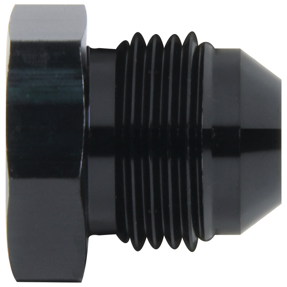Fitting - Plug - 12 AN - Hex Head - Aluminum - Black Anodized - Each