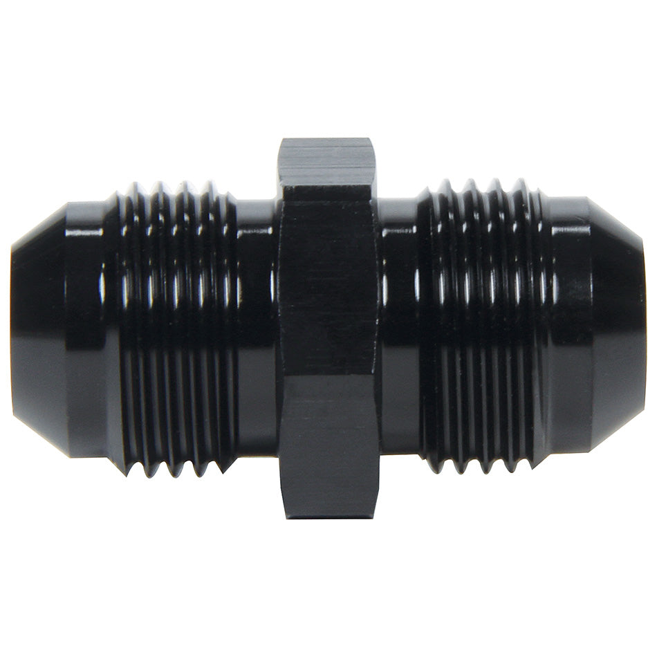Fitting - Adapter - Straight - 10 AN Male to 10 AN Male - Aluminum - Black Anodized - Each