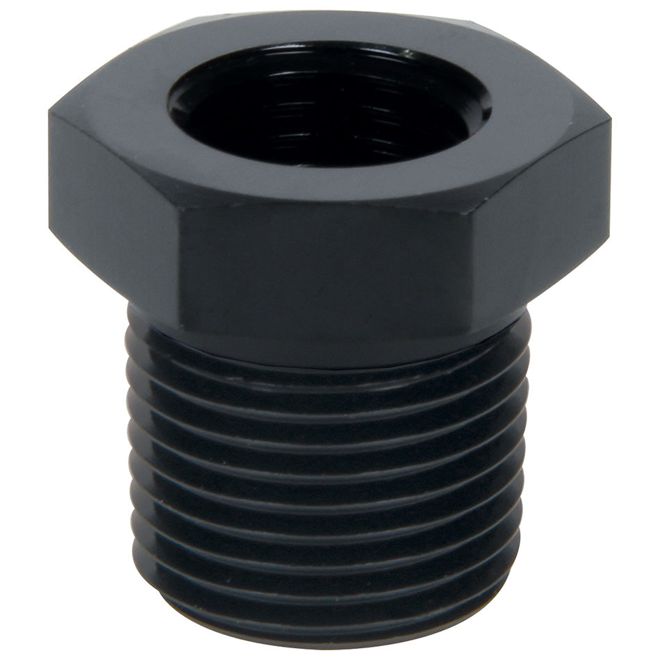 Fitting - Bushing - 1/4 in NPT Female to 3/4 in NPT Male - Aluminum - Black Anodized - Each