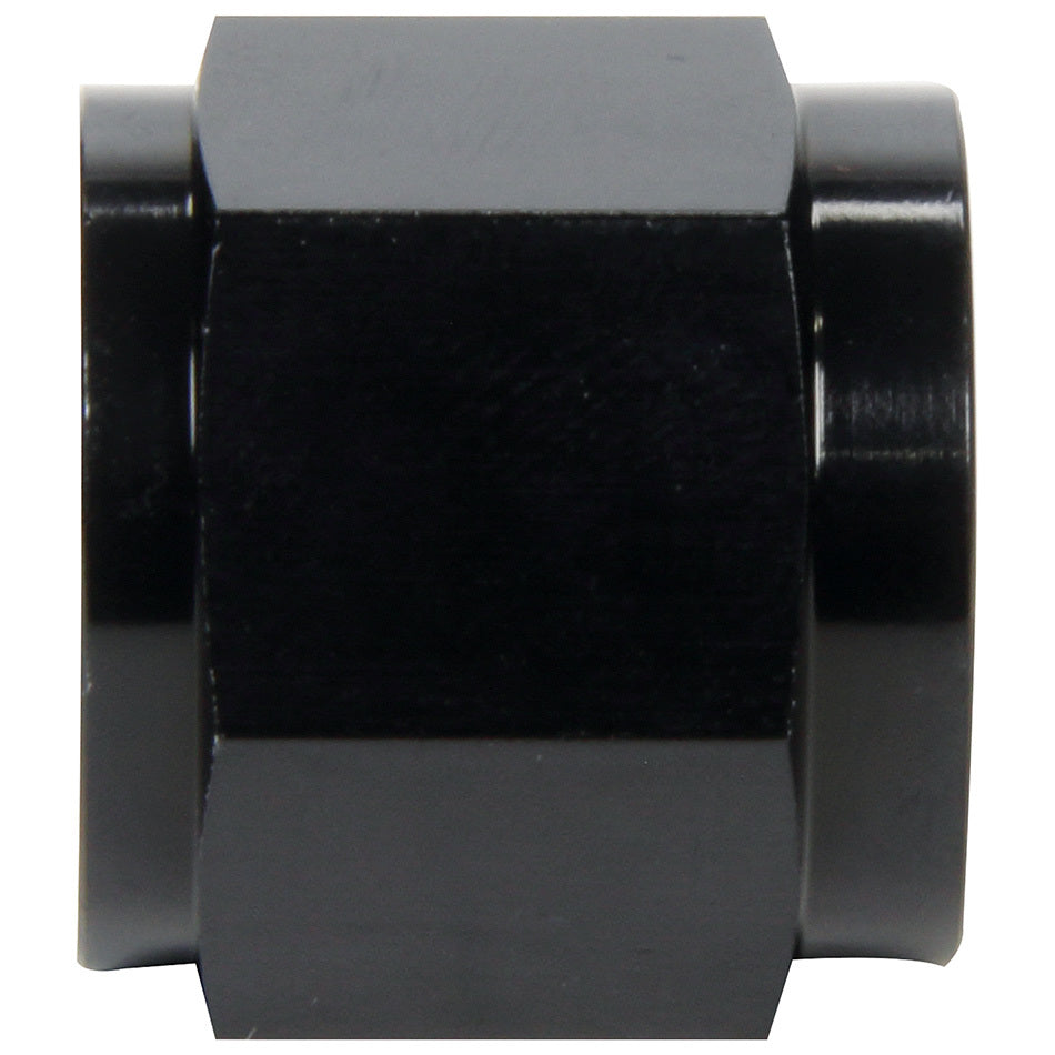 Fitting - Tube Nut - 8 AN - 1/2 in Tube - Aluminum - Black Anodized - Pair