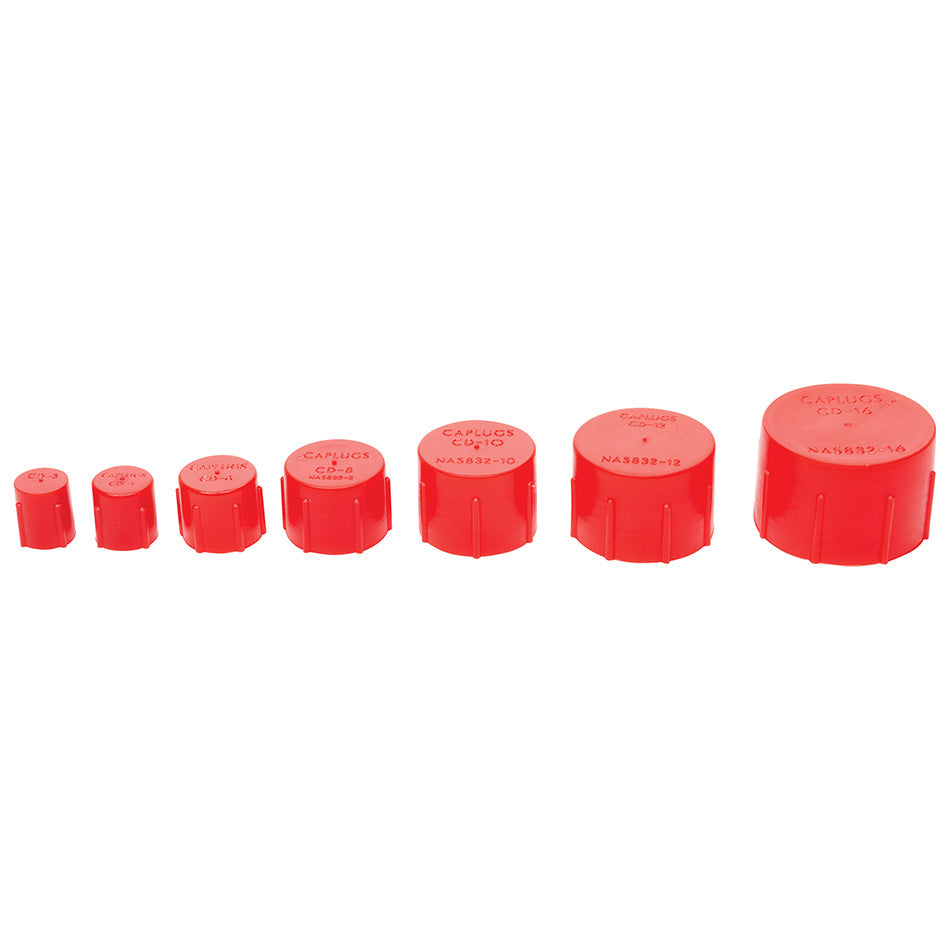 AN Dust Cap - 3 AN-16 AN - Plastic - Red - Kit