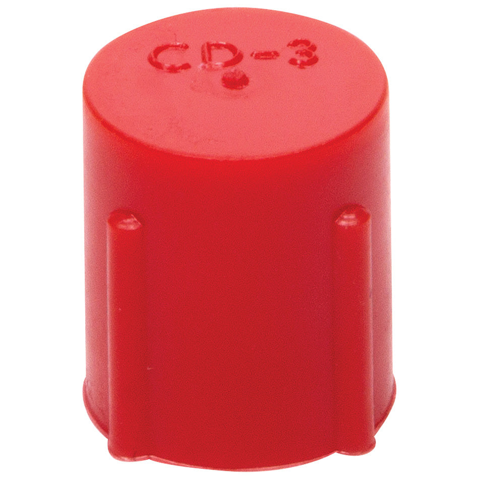 AN Dust Cap - 3 AN - Plastic - Red - Set of 20