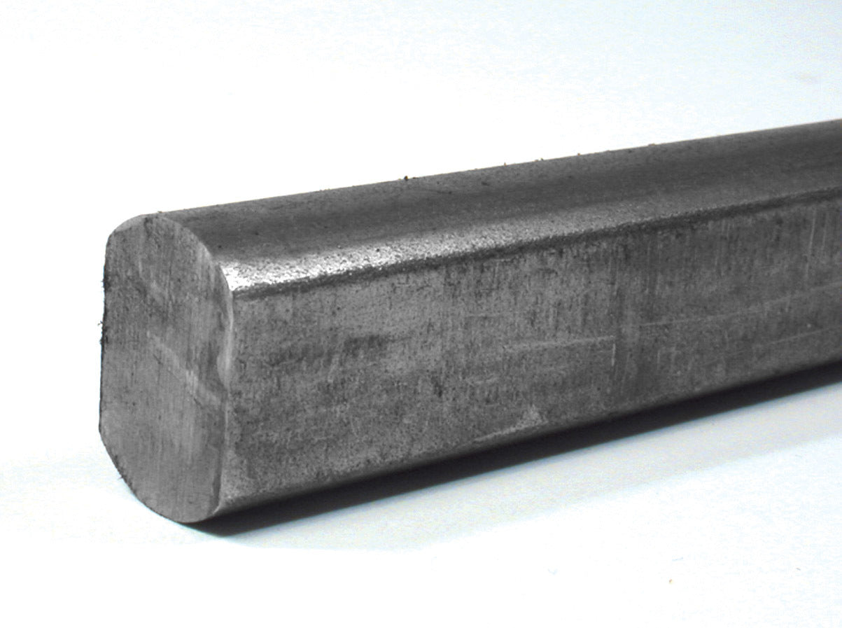 Steering Shaft - Double D - 60 in Long - 3/4 in OD - Steel - Natural - Universal - Each