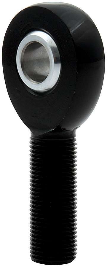 Rod End - Spherical - 1/2 in Bore - 1/2-20 in Left Hand Male Thread - Aluminum - Black Anodized - Each