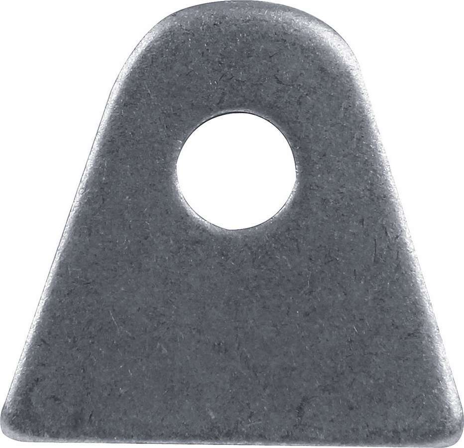 Chassis Tab - Flat - 3/8 in Mounting Hole - 1/8 in Thick - Steel - Natural - Set of 4